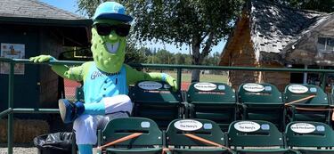 Un espectador muy solitario en la grada