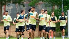 SD Eibar en un entrenamiento