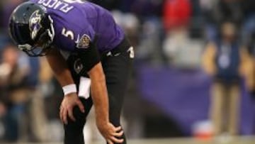 Joe Flacco ha sido el quarterback que ha sufrido la lesi&oacute;n m&aacute;s graves de entre los QBs de la AFC Norte.