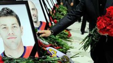 Cien mil personas se despiden del Lokomotiv