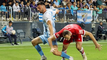 Vukcevic no tuvo una destacada actuación en Málaga.