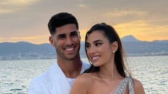 Marco Asensio y Sandra Garal en su preboda, en Mallorca / Instagram.