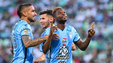 during the game Santos vs Pachuca, corresponding to Round 14 of the Torneo Clausura 2023 of the Liga BBVA MX, at TSM -Corona- Stadium, on April 09, 2023.

&lt;br&gt;&lt;br&gt;

durante el partido Santos vs Pachuca, Correspondiente a la Jornada 14 del Torneo Clausura 2023 de la Liga BBVA MX, en el Estadio TSM -Corona-, el 09 de Abril de 2023.