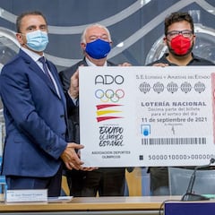 Loterías presenta el nuevo décimo dedicado a los olímpicos