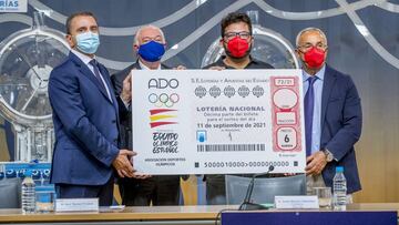 Loterías presenta el nuevo décimo dedicado a los olímpicos