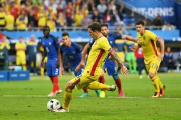 1-1. Stancu anotó el gol del empate de penalti.