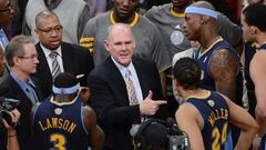 George Karl, durante su etapa con Denver Nuggets.