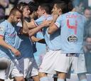 El Celta sigue firme tras remontar ante el Almería