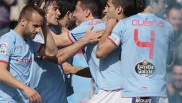 El Celta sigue firme tras remontar ante el Almería
