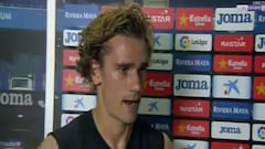 Griezmann storms off when reporter asks about his future