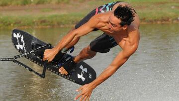 Felipe Miranda ganó la primera fecha del Circuito Mundial de Esquí Náutico.