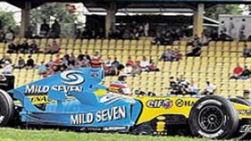 <b>ÉXITO. </b>Alonso y Renault demostraron conocer bien el circuito alemán en la carrera de 2005.