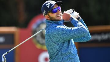 Dean Burmester en el día dos del Omega European Masters 2021.