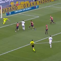 Duván Zapata, imparable: gol y asistencia con Atalanta