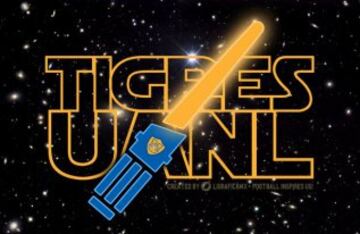 Tigres, Campeón de la Liga MX, al estilo Star Wars. 