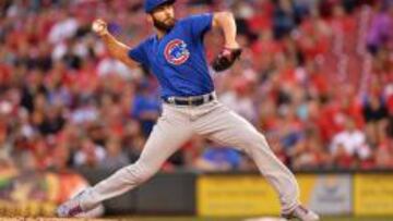 Jake Arrieta consiguió su segundo juego sin hit ni carrera.
