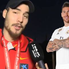Todo el mundo pensó en Ramos: Juancho en el autobús y con el trofeo de campeón