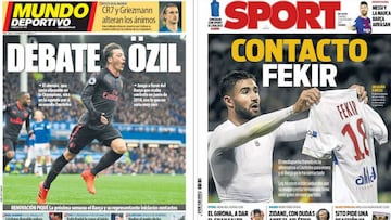 Fekir y Özil aparecen como las opciones a Coutinho