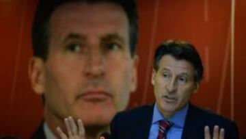 Sebastian Coe, presidente de la IAAF. 