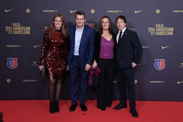 Xavier Escaich, exfutbolista y encragado del protocolo, en la alfombra roja del gran Teatro del Liceu.