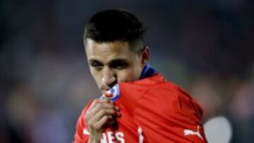 Alexis Sánchez celebró el primer título de Chile en la Copa América.