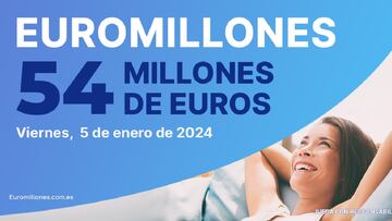 Euromillones: comprobar los resultados del sorteo de hoy, viernes 5 de enero