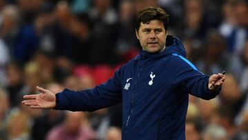 Mauricio Pochettino durante un partido ante el Newcastle