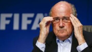 El presidente de la FIFA, el suizo Joseph Blatter