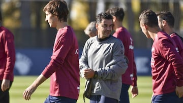 Míchel, entrenador Huesca.