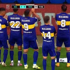 Boca le dedica el gol de Cardona y Dalma Maradona se rompe