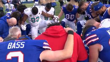 Bills kicker Tyler Bass joins prayer circle after hitting 61-yard game-winner