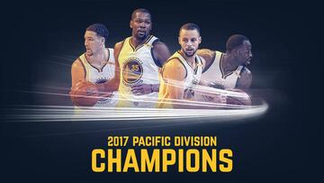 Golden State Warriors, campeón de división.