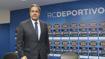 Tino Fernández, presidente del Deportivo de la Coruña