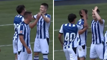 El insólito gol de la Real con el que las redes no dan crédito: vean lo que hace el balón