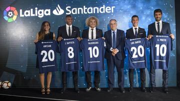 LaLiga se viste de gala para presentar a los cinco nuevos embajadores
