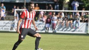 Balenziaga durante el primer partido del Athletic en pretemporada.