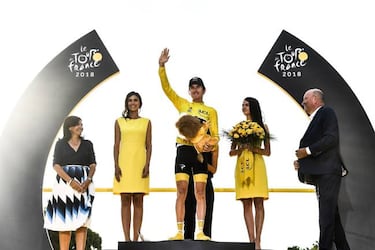 Lío entre Geraint Thomas y Pinarello por el Giro de Italia