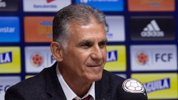 Carlos Queiroz en su presentaci&oacute;n 