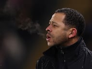 Soccer Football - FA Cup - Fourth Round - Hull City v Chelsea - MKM Stadium, Hull, Britain - February 13, 2026 Chelsea manager Liam Rosenior Action Images via Reuters/Lee Smith