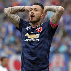 Sin Mauricio Pinilla, la U pierde un tercio de sus goles