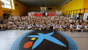 Despedida a la Selección femenina de baloncesto.