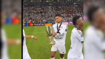 Era una sociedad que nadie esperaba y ya se está desatando su complicidad: los tres gestos de Bellingham con Mbappé