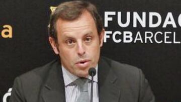 Sandro Rosell dice ahora que no habla de los árbitros