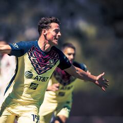 Canterano del América anota gol con la sub-18 y sub-20 en un mismo día