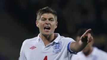 Steven Gerrard, jugador de la Selecci&oacute;n inglesa.