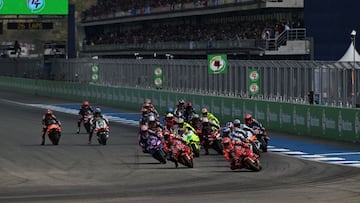 La carrera de MotoGP, en Tailandia.