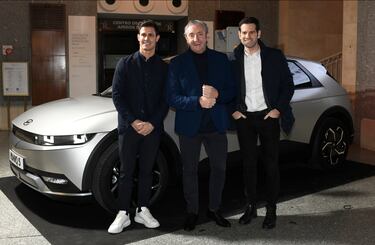 Los periodistas de El Chiringuito; Edu Aguirre, Josep Pedrerol y Quim Domènech. 