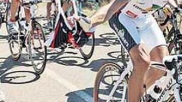 <b>COGIENDO FUERZAS. </b>Valverde espera recuperar tiempo en El Morredero, como recuperó energía ayer.
