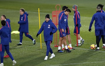 Atlético de Madrid - Barcelona: Entrenamientos previos