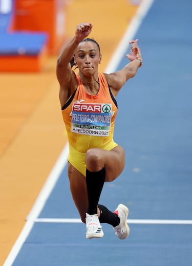 La atleta española del triple salto se impone en los Europeos de Apeldoorm con un salto de 14,37 metros.